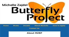 Desktop Screenshot of mzbutterflyproject.com