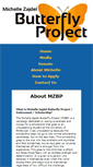 Mobile Screenshot of mzbutterflyproject.com